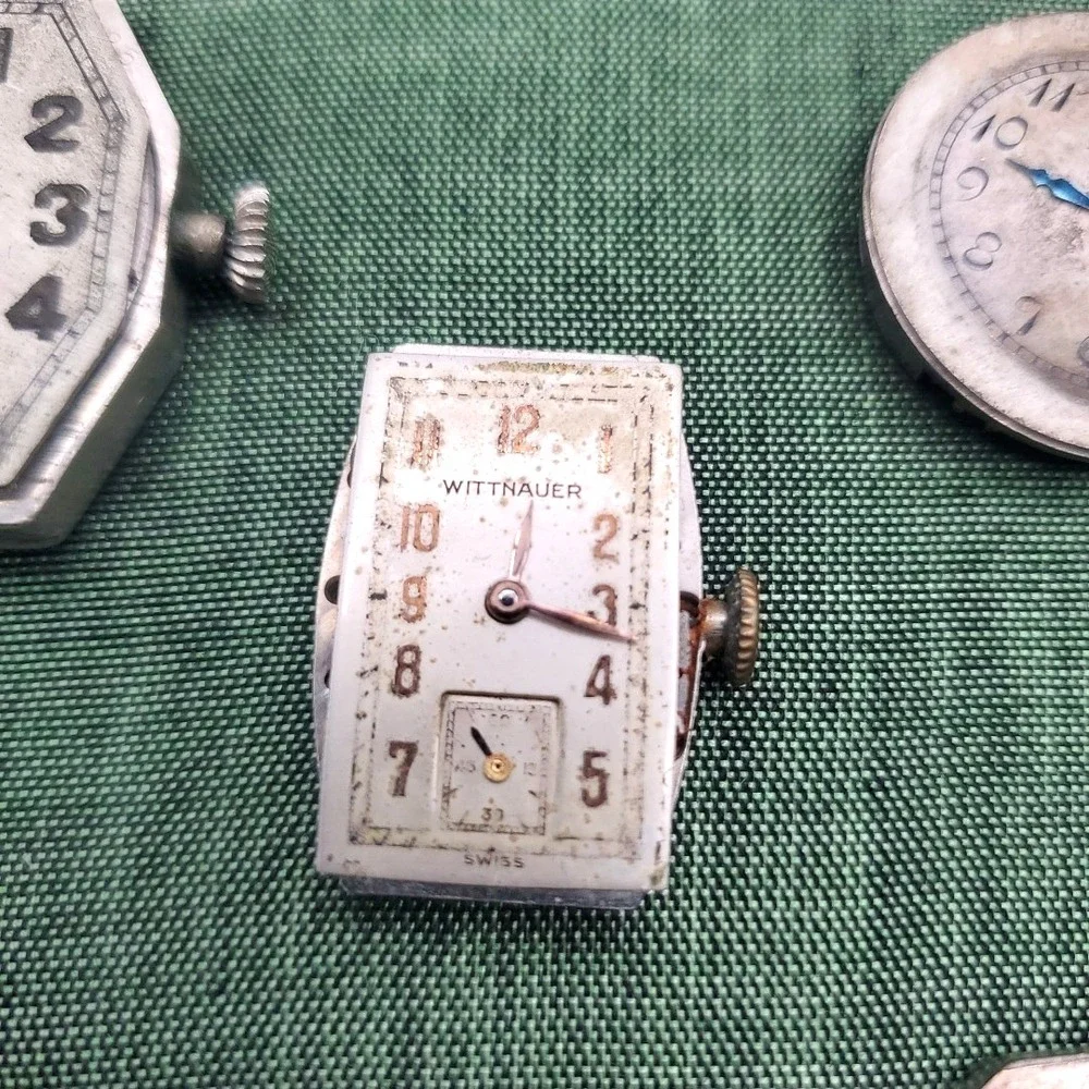 Vintage Elgin 15 Jewels Mechanical Wrist Watch‎ Movement Faces Mechanisms Misc
